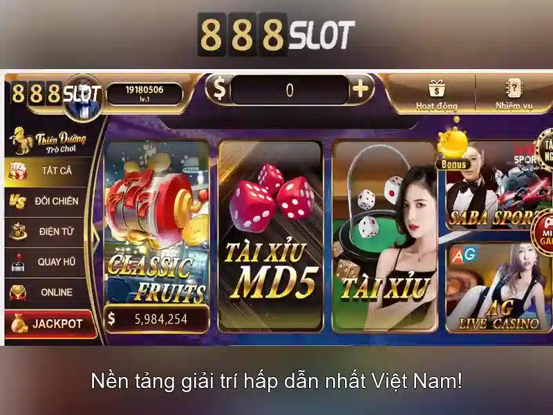 Trải nghiệm cá cược 888SLOT